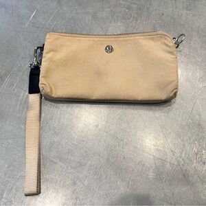 lululemon athletica Tan Wristlet